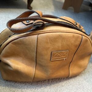 Patricia Nash leather bag with crossbody strap